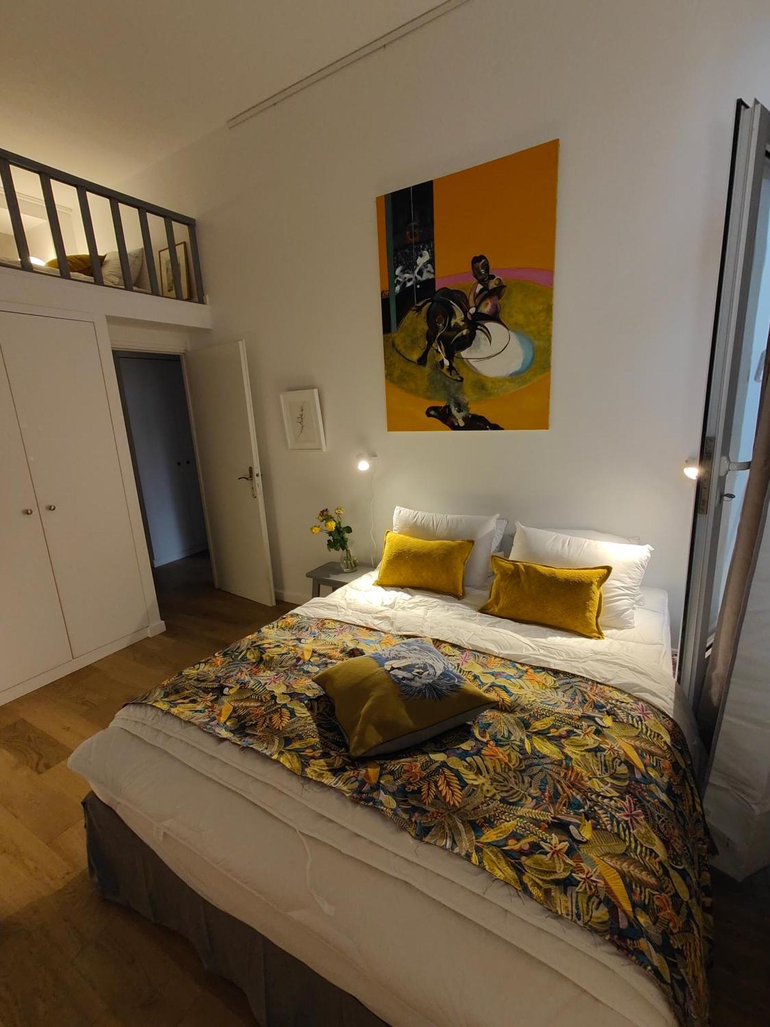 Apartmán Loft, Atelier Artiste Montmartre Paříž Exteriér fotografie