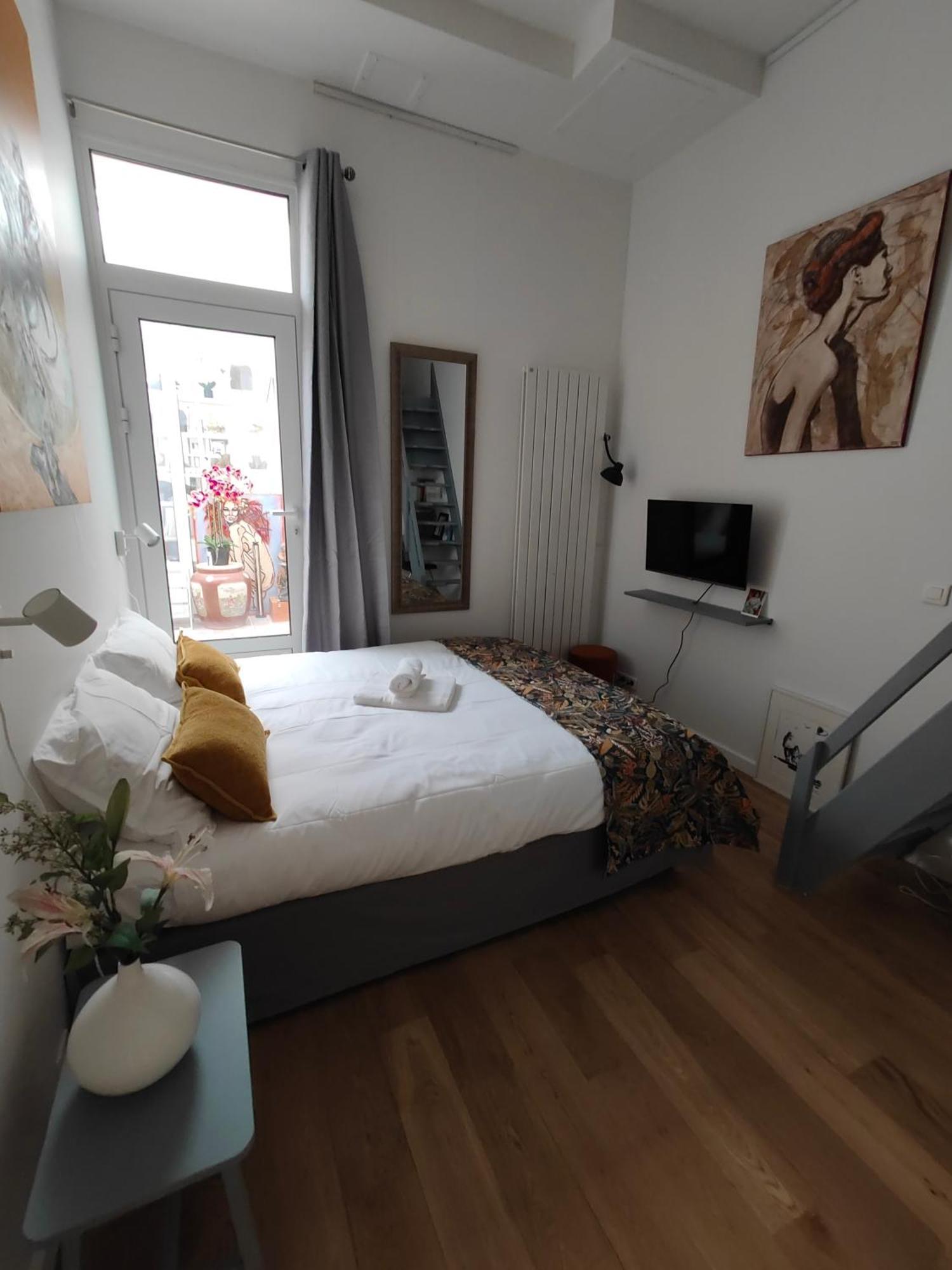 Apartmán Loft, Atelier Artiste Montmartre Paříž Exteriér fotografie